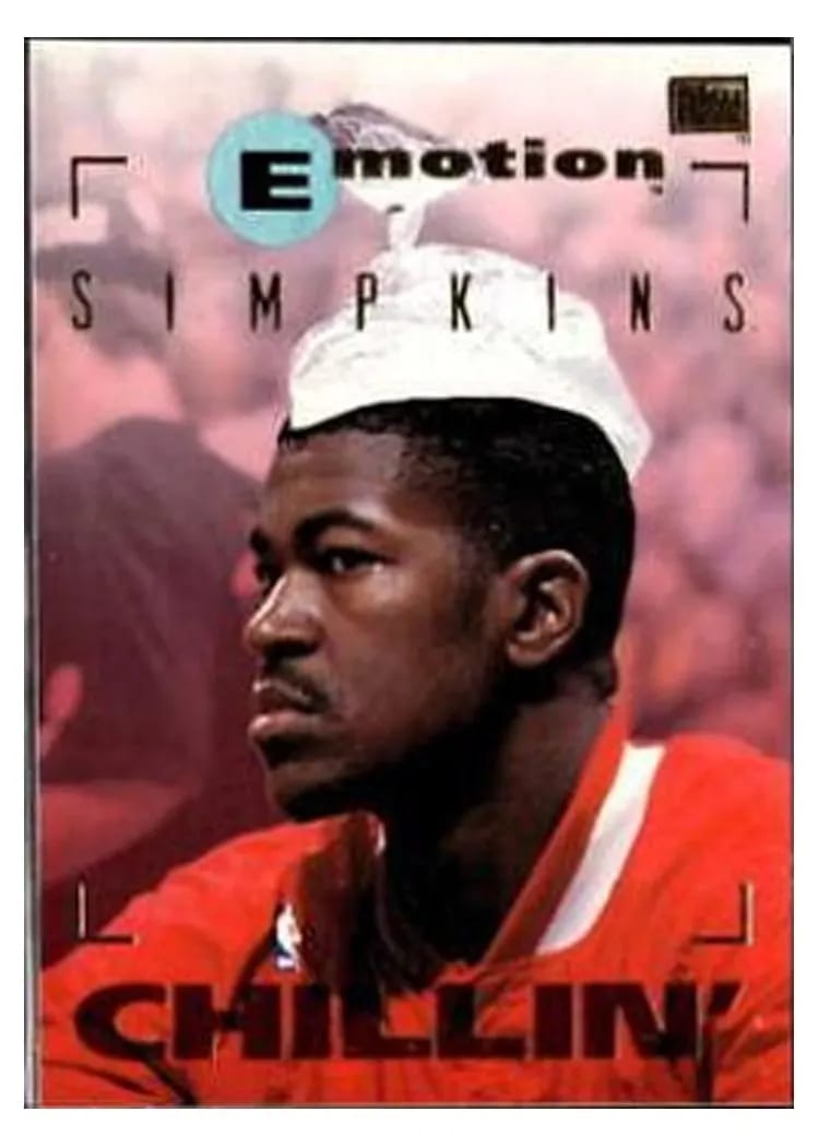 1994 E Motion Dickey Simpkins #14 card