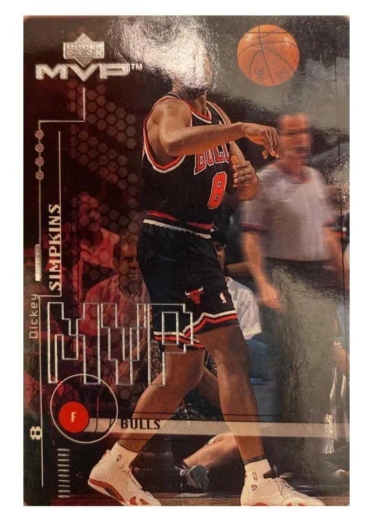 1999 Upper Deck MVP Dickey Simpkins #24 card