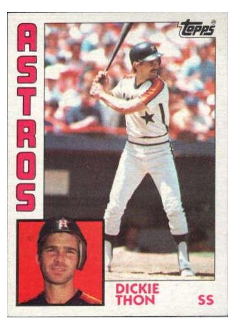 1984 Topps Dickie Thon #692 card