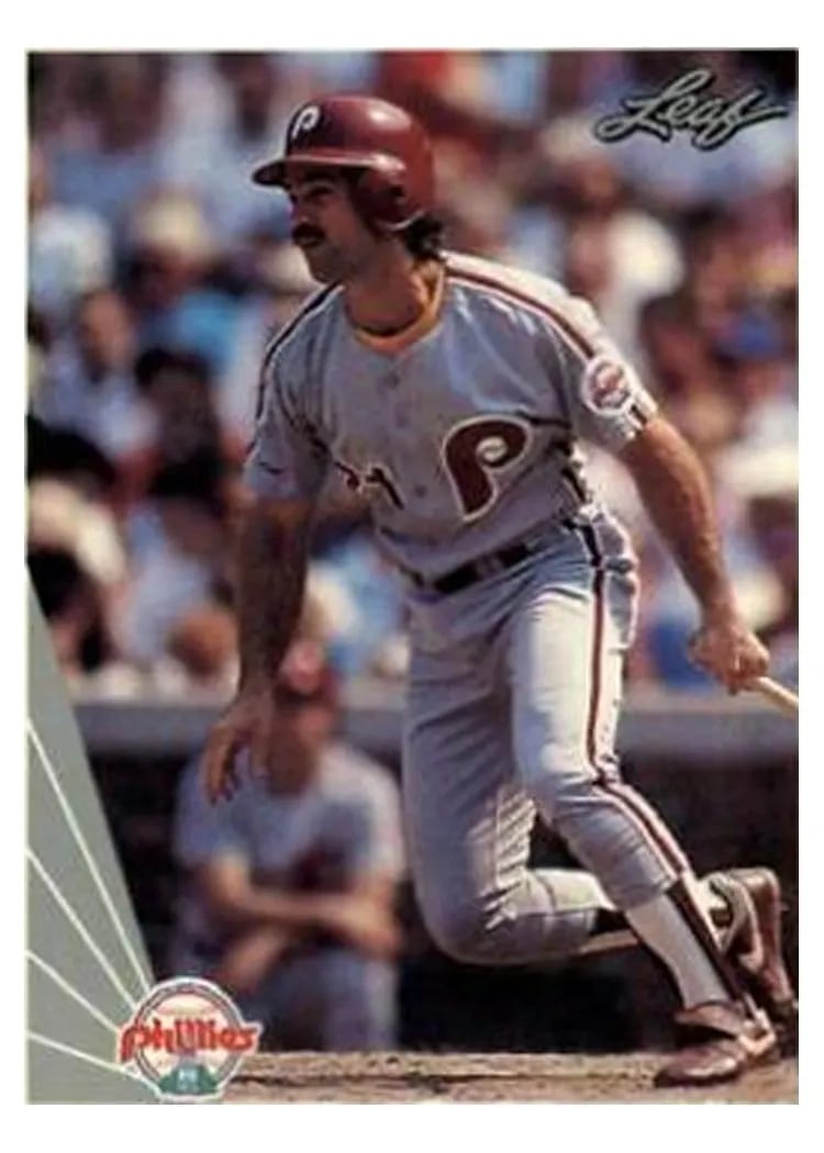1990 Leaf Dickie Thon #105 card