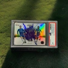 2025 Panini Prizm FIFA Club World Cup Color Blast Dual Didier Drogba / Eden Hazard #2 card