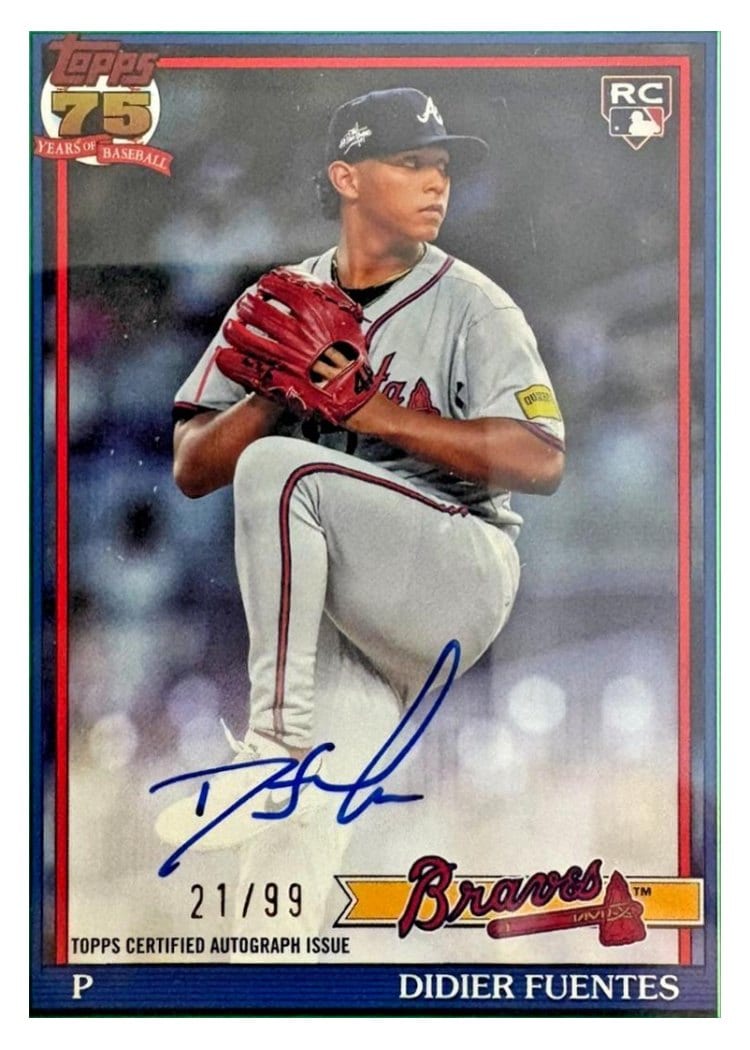 2026 Topps 1991 Topps Autographs Didier Fuentes #91A-DID card