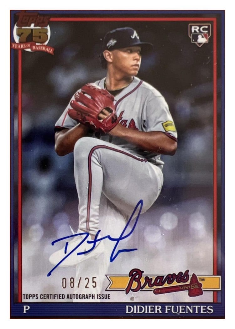 2026 Topps 1991 Topps Autographs Didier Fuentes #91A-DID card