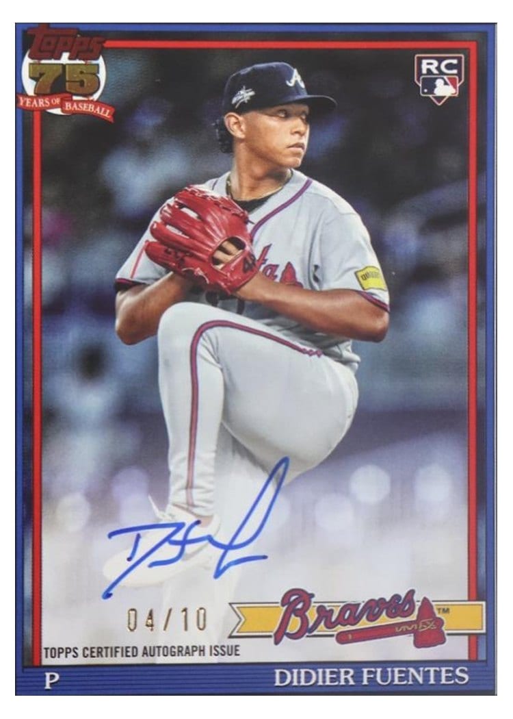 2026 Topps 1991 Topps Autographs Didier Fuentes #91A-DID card