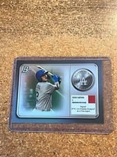 2022 Bowman Platinum Minted in Merit Autographs Diego Cartaya #MM-6 card