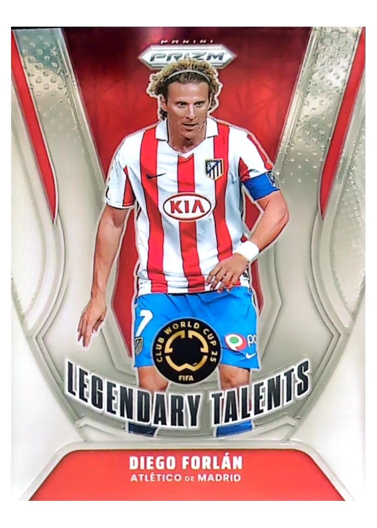 2025 Panini Prizm FIFA Club World Cup Legendary Talents Diego Forlan #2 card