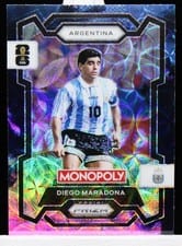 2026 Panini Prizm Monopoly FIFA World Cup Diego Maradona Nebula #3 card