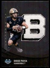 2025 Bowman University Chrome Lettered Up! Diego Pavia #LU-4 card