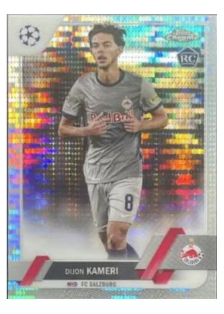 2022 Topps Chrome UEFA Club Competitions Dijon Kameri #2 card