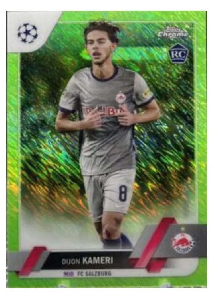 2022 Topps Chrome UEFA Club Competitions Dijon Kameri #2 card