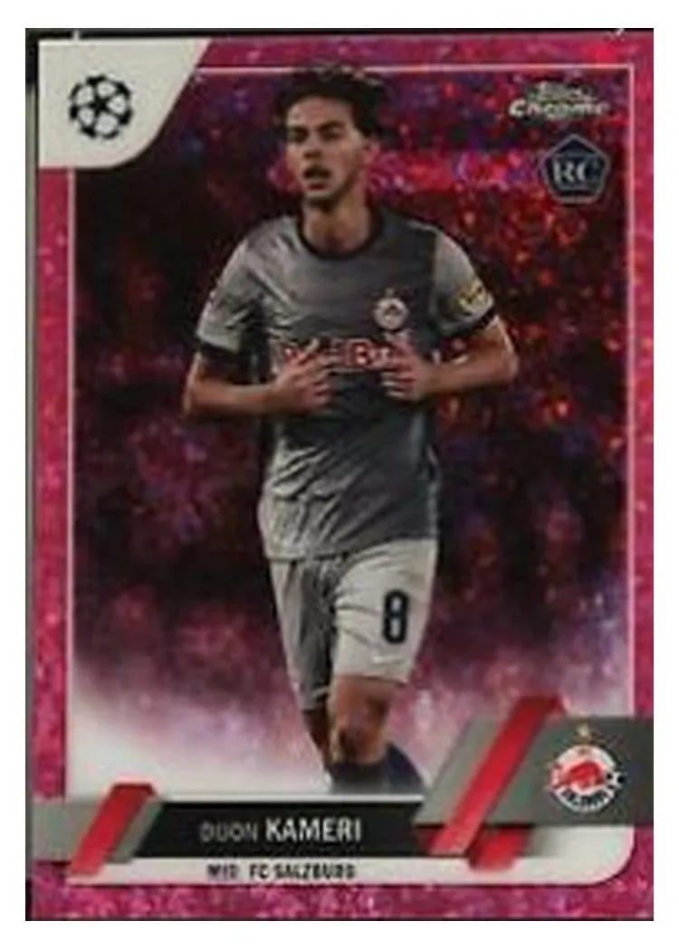 2022 Topps Chrome UEFA Club Competitions Dijon Kameri #2 card