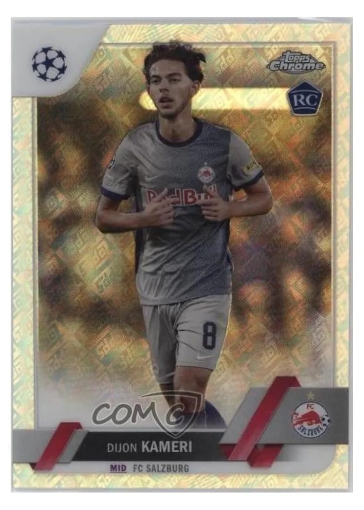 2022 Topps Chrome UEFA Club Competitions Dijon Kameri #2 card