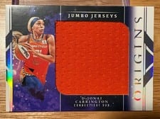 2024 Panini Origins WNBA Jumbo Jerseys DiJonai Carrington #JJ-DC card
