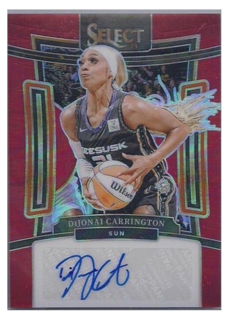 2024 Panini Select WNBA Signatures DiJonai Carrington #SG-DC card