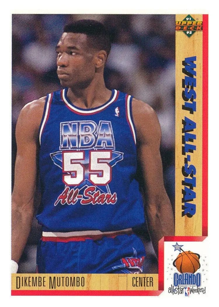 1991 Upper Deck Dikembe Mutombo #471 card