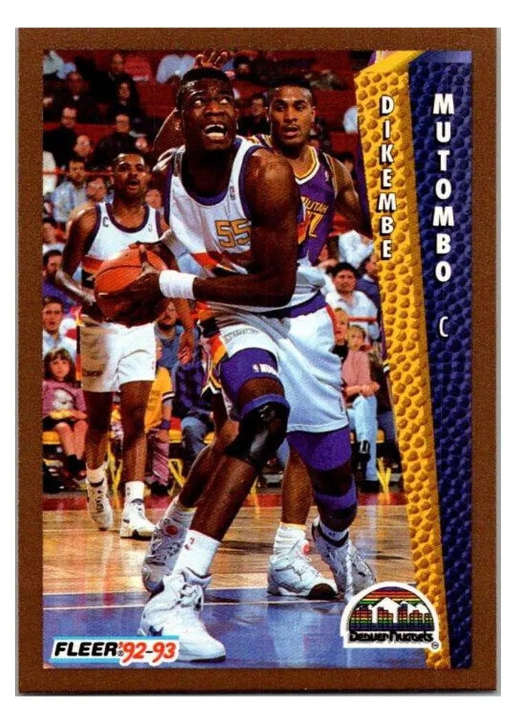 1992 Fleer Dikembe Mutombo #60 card