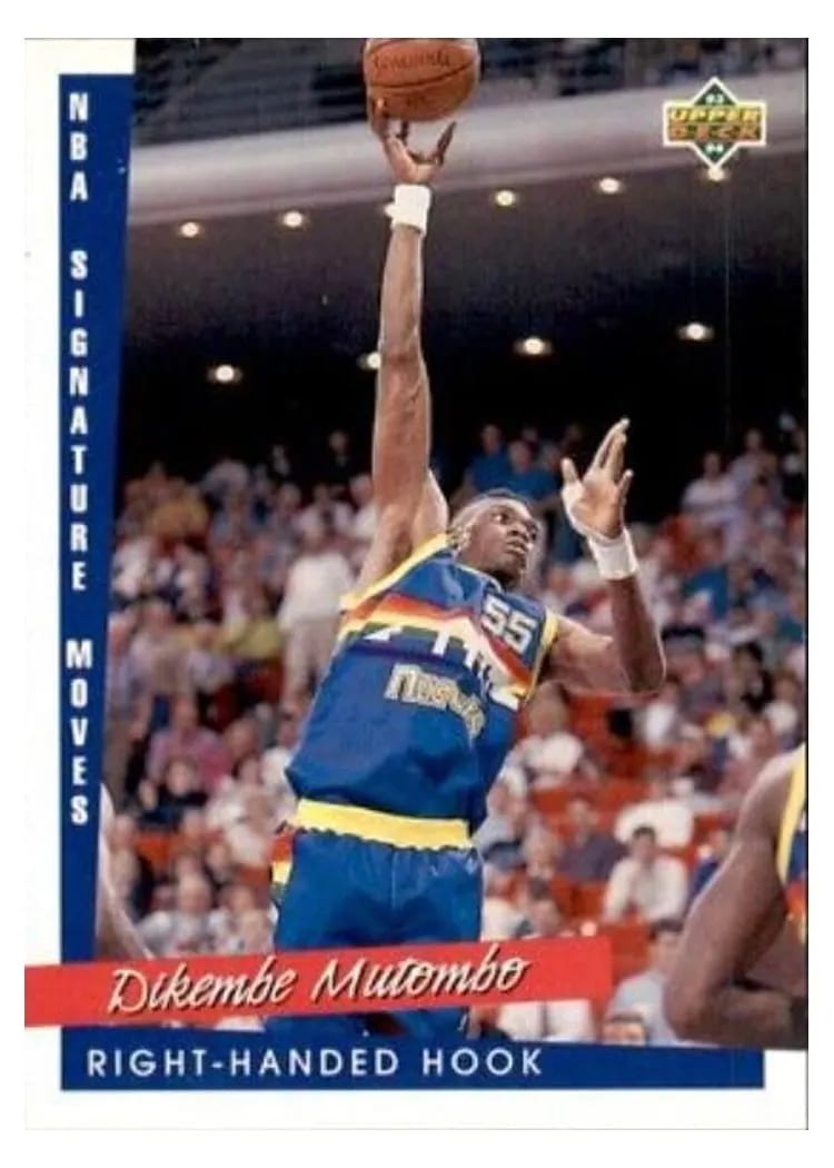1993 Upper Deck Dikembe Mutombo #246 card