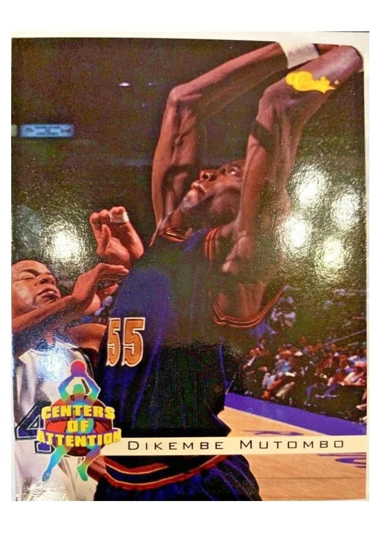 1994 Classic Draft Dikembe Mutombo #67 card