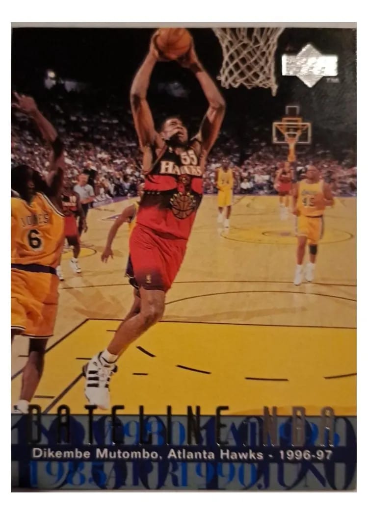 1996 Upper Deck Dikembe Mutombo #318 card