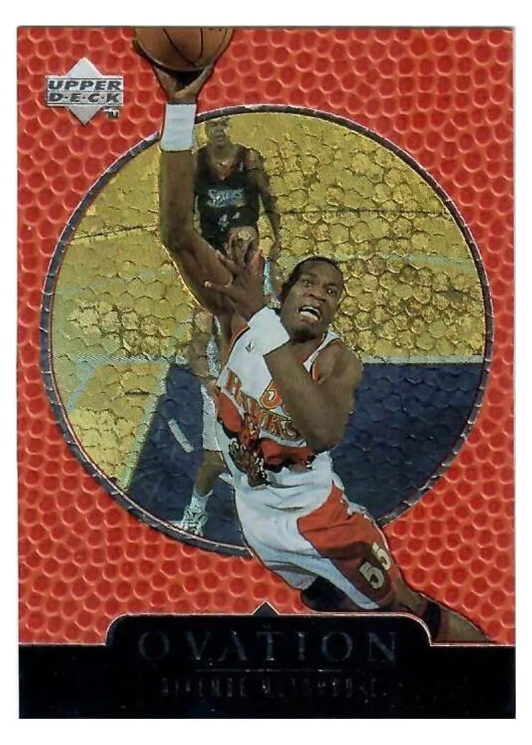 1998 Upper Deck Ovation Dikembe Mutombo #2 card