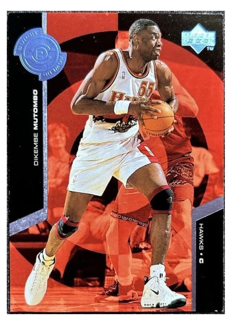1998 Upper Deck Super Powers Dikembe Mutombo #S1 card