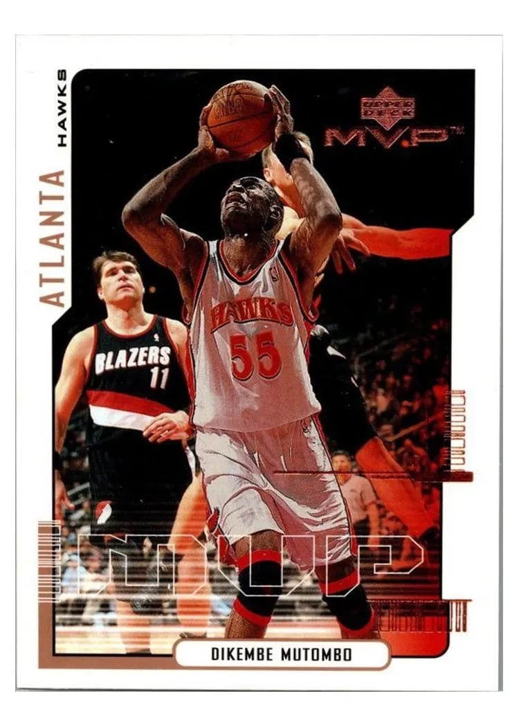 2000 Upper Deck MVP Dikembe Mutombo #1 card