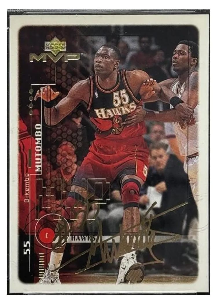 2000 Upper Deck MVP Dikembe Mutombo #1 card