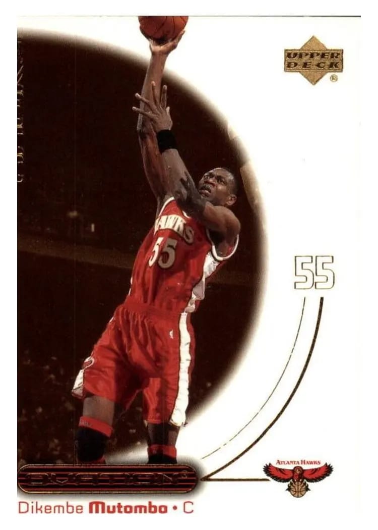 2000 Upper Deck Ovation Dikembe Mutombo #1 card