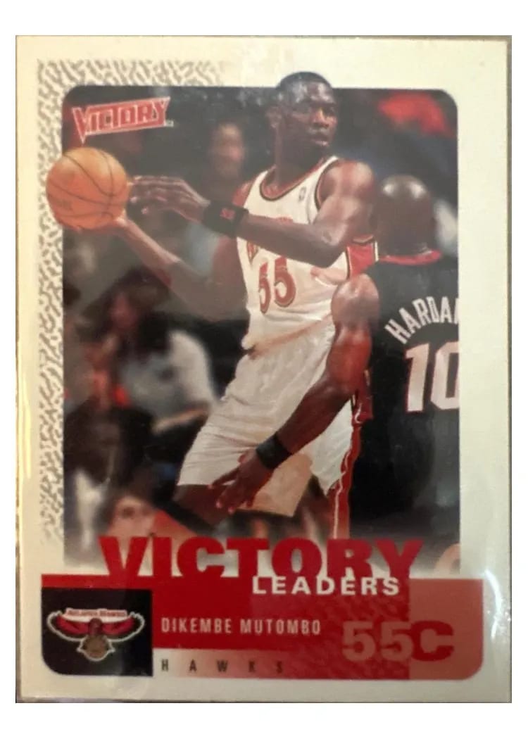 2000 Upper Deck Victory Dikembe Mutombo #232 card