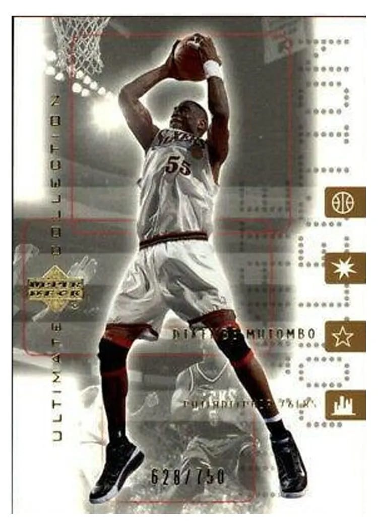 2001 Ultimate Collection Dikembe Mutombo #44 card