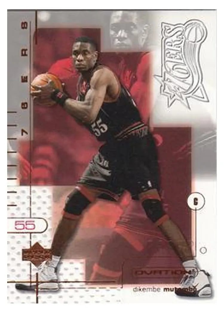 2001 Upper Deck Ovation Dikembe Mutombo #65 card
