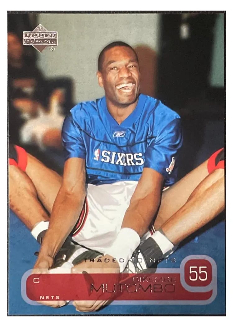 2002 Upper Deck Dikembe Mutombo #100 card