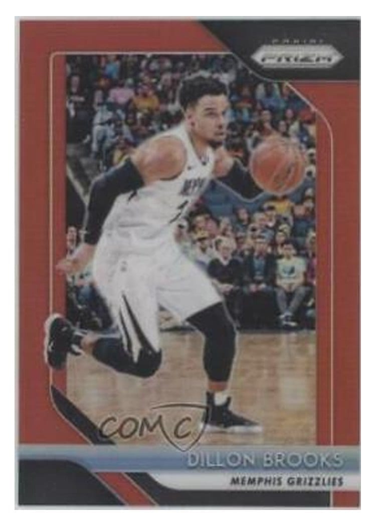2018-19 Panini Prizm Base Set Dillon Brooks Red Prizm #106 card