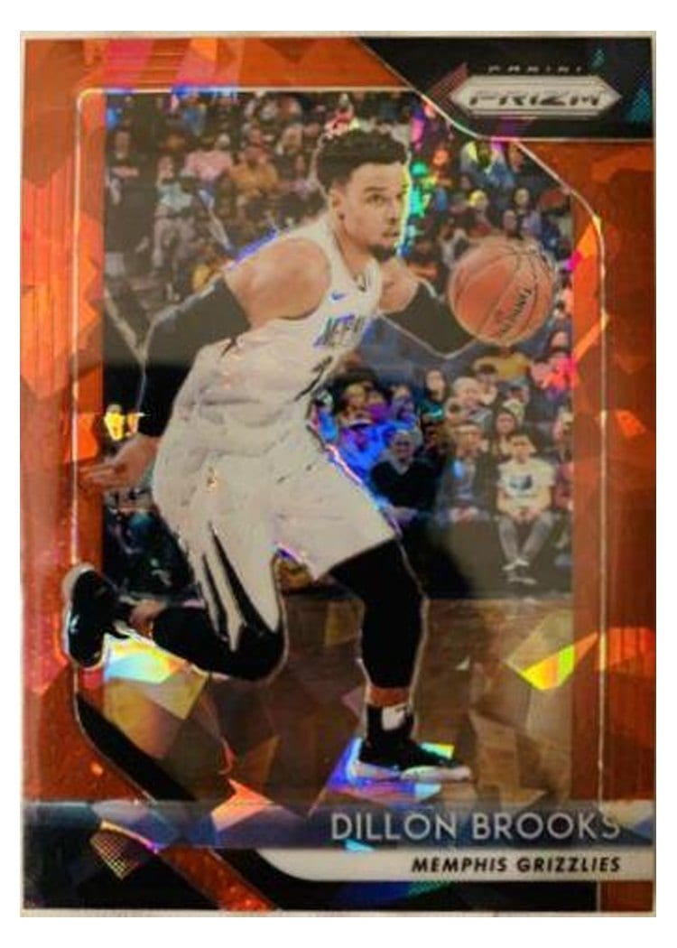 2018-19 Panini Prizm Base Set Dillon Brooks Red Ice Prizm #106 card