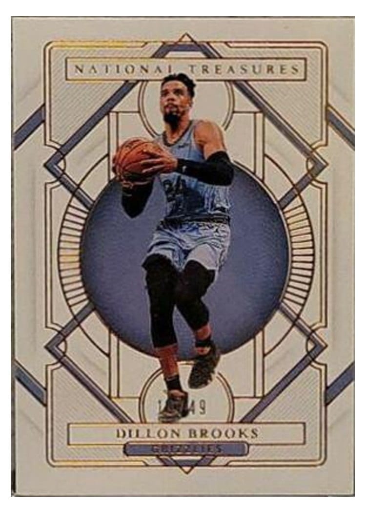 2020-21 Panini National Treasures Base Set Dillon Brooks #70 card