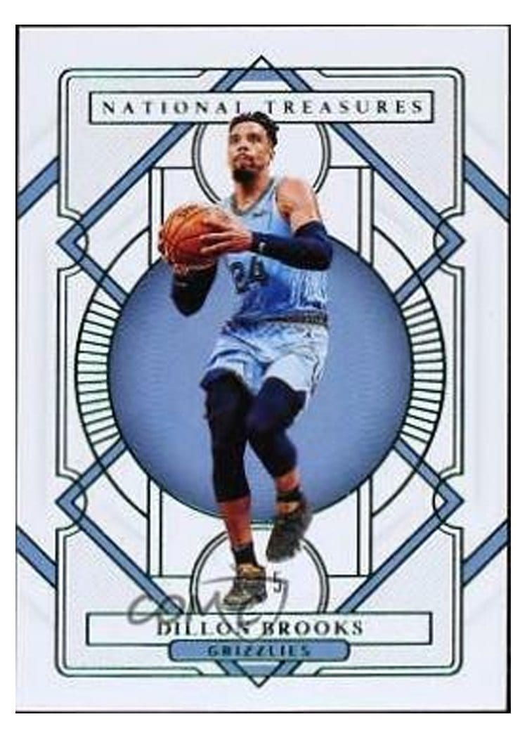 2020-21 Panini National Treasures Base Set Dillon Brooks #70 card