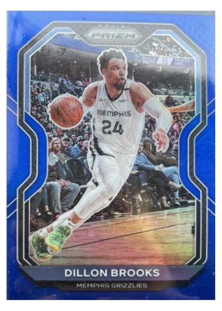 2020-21 Panini Prizm Base Set Dillon Brooks Blue Prizm #70 card