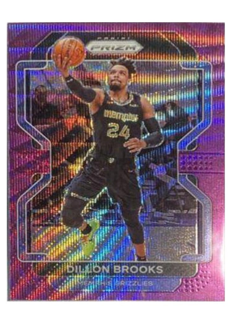 2021-22 Panini Prizm Base Set Dillon Brooks Purple Wave #202 card