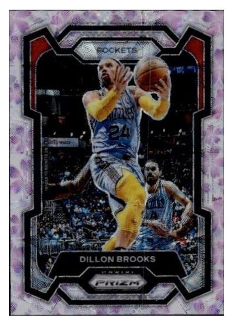 2023-24 Panini Prizm Base Set Dillon Brooks Choice Cherry Blossom #68 card