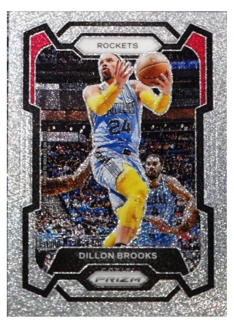 2023-24 Panini Prizm Base Set Dillon Brooks Glitter #68 card
