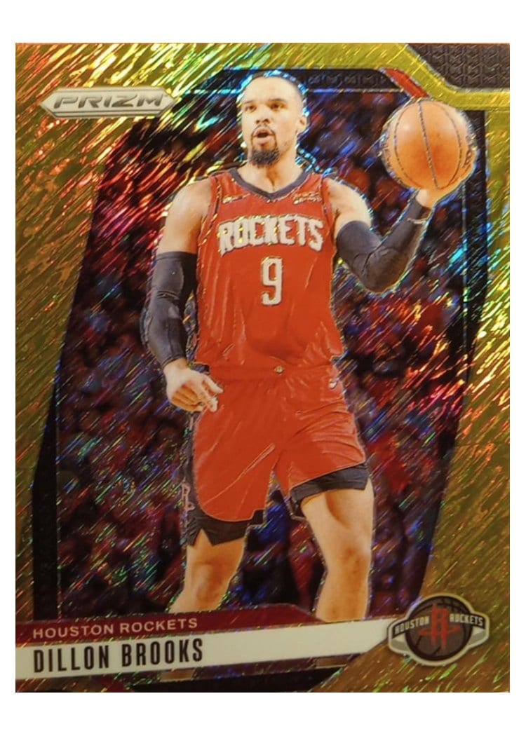 2024-25 Panini Prizm Base Set Dillon Brooks Gold Shimmer FOTL #213 card