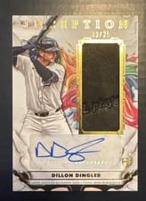 2025 Topps Inception Inception Autograph Game Relics Dillon Dingler #IAGR-DD card