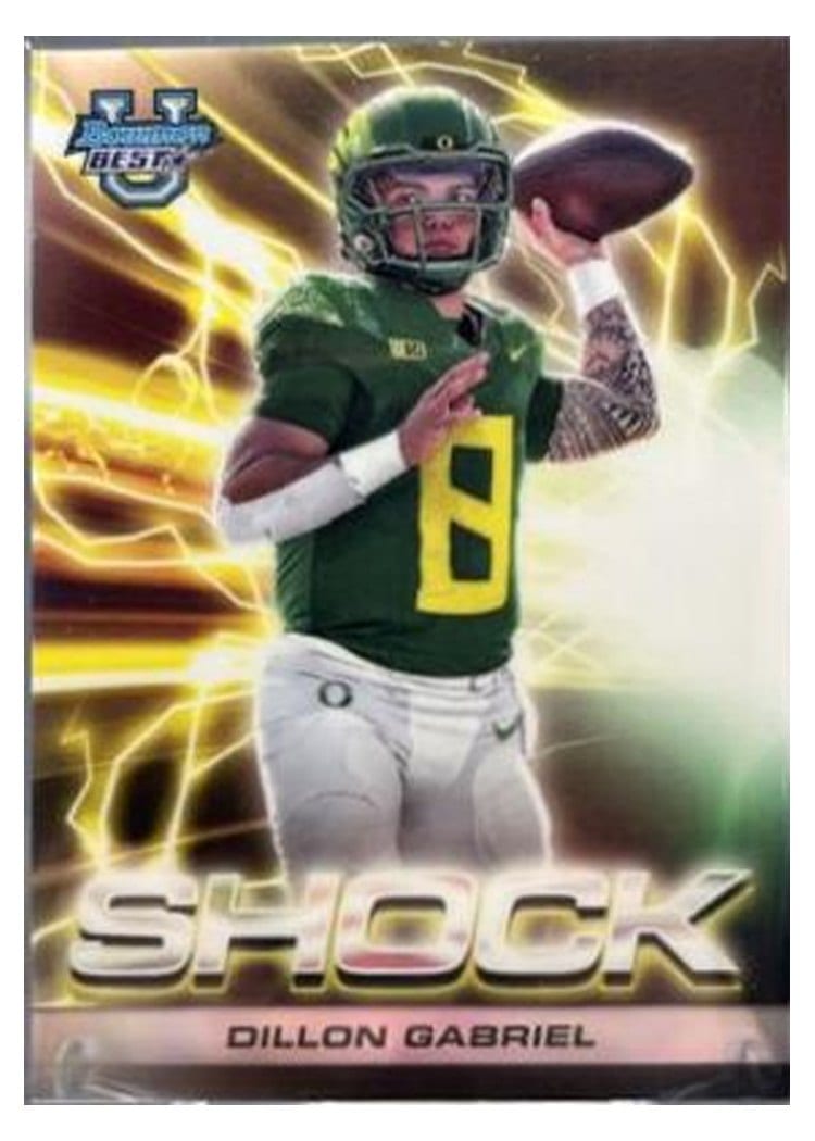 2024 Bowman University Best Shock & Awe Set Dillon Gabriel #SA-4 card