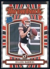 2025 Donruss Rated Rookie Throwback Dillon Gabriel #15