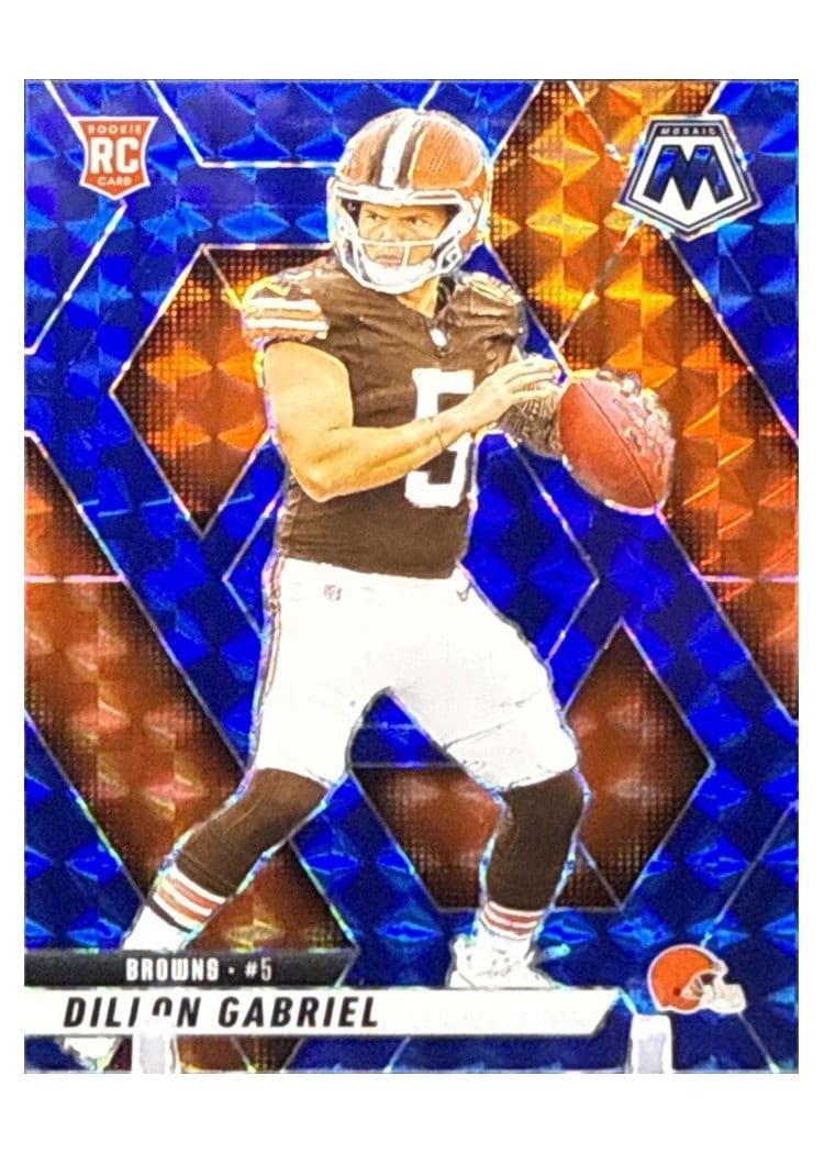 2025 Panini Mosaic Base Set Dillon Gabriel Blue #332 card