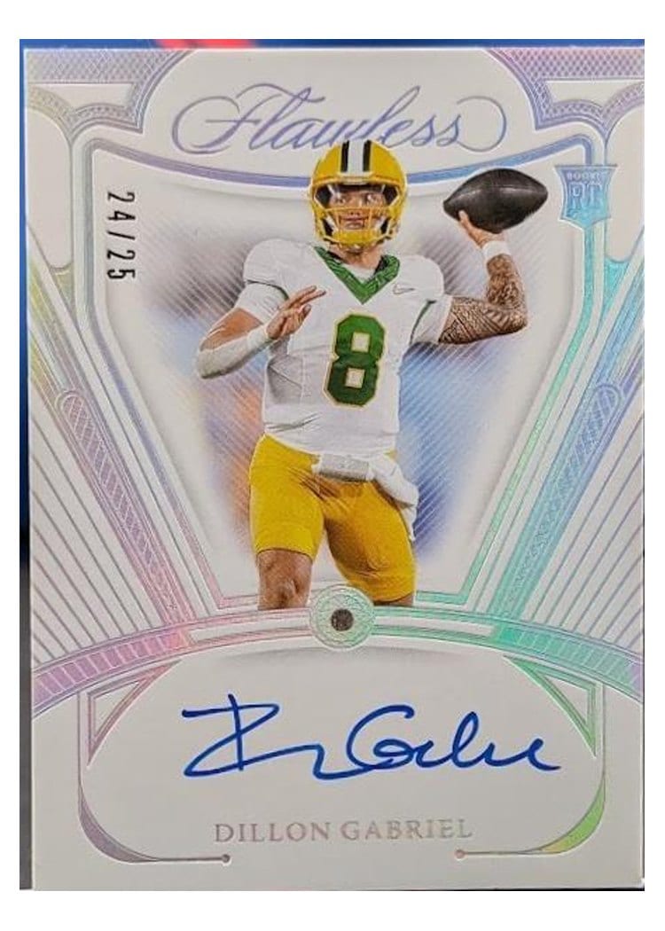 2025 Panini National Treasures Collegiate Flawless Rookie Gem Signatures Dillon Gabriel #6 card