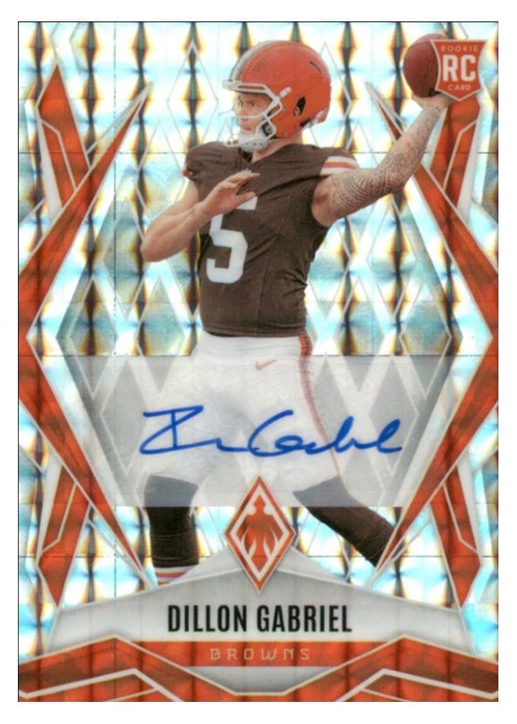 2025 Panini Phoenix Base Set Dillon Gabriel Hyper Autograph #175 card