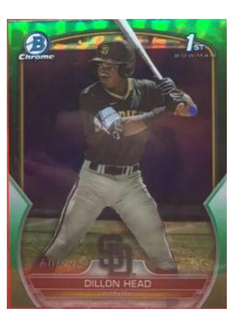 2023 Bowman Draft Chrome Dillon Head #BDC-7 card