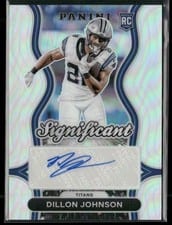 2024 Panini Prizm Significant Signatures Dillon Johnson #SS-DJO