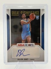2024-25 Hoops Great SIGnificance Dillon Jones #GS-DJT card